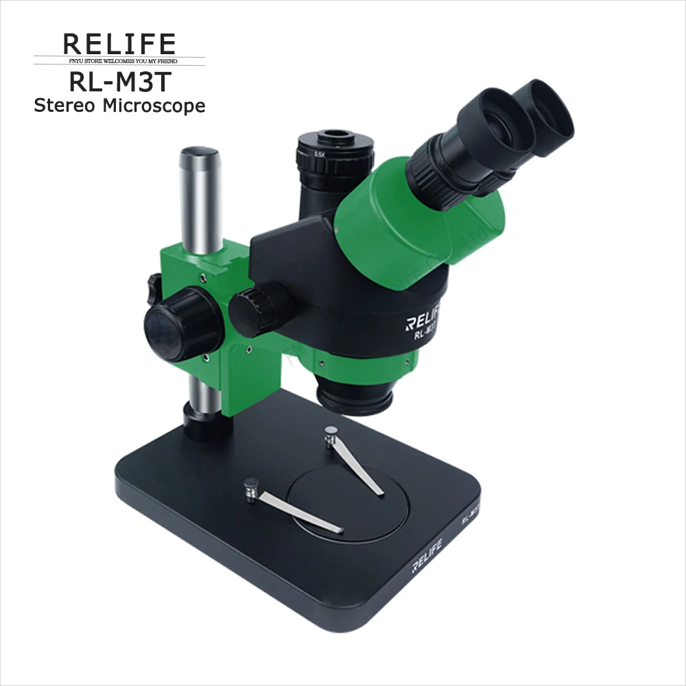 RL-M3T trinocular microscopio estéreo microscopio teléfono móvil de reparación de 7-45 tiempos de zoom continuo de accesorios opcionales 4800W 3800W Imagen 0