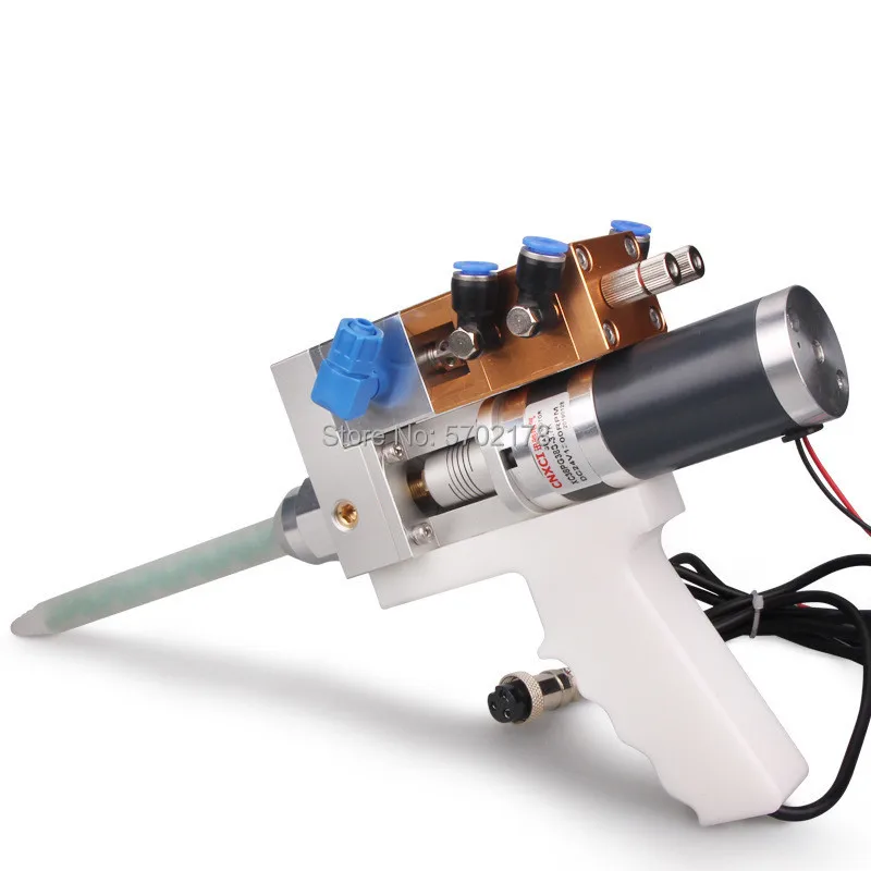 resina epoxi de dos componentes con la pistola de pegamento Ab pegamento dinámica eléctrica de agitación, la mezcla de válvula de dispensación de mano de la válvula de llenado Imagen 0
