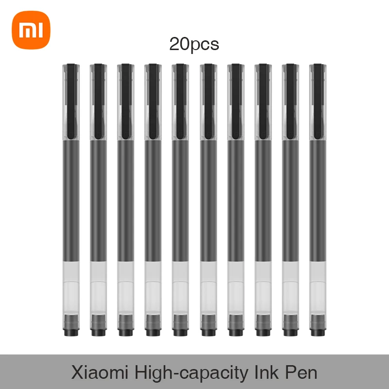 Original Xiaomi de Alta capacidad de Tinta de la Pluma 7 Color de 0,5 mm de Xiaomi Pluma de la Pluma de la Escritura 20pcs Para la Oficina de la Escuela de Arte de Papelería de la Gran Pluma de Tinta Imagen 0