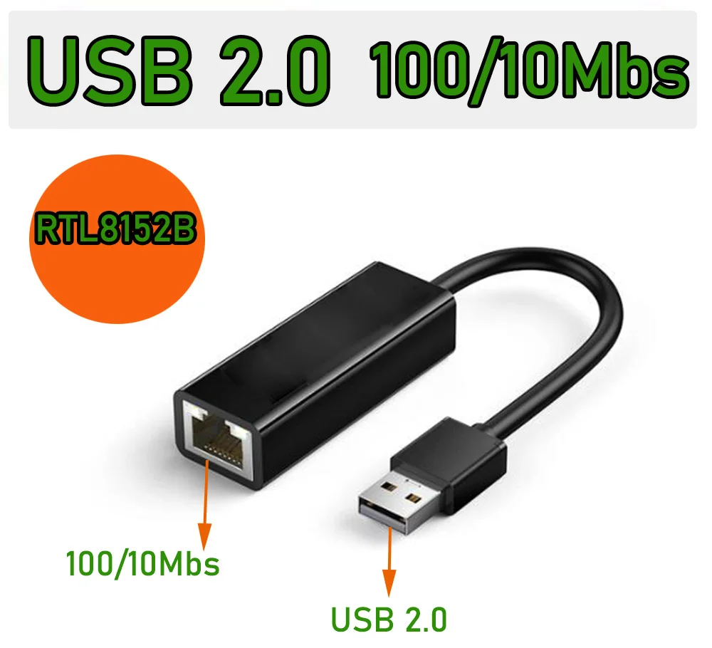 USB Adaptador de Ethernet de 1000/100Mbps USB USB adaptador de red Gigabite 100M fast ethernet adaptador para Apple Mac OS.ganar 11/10 Imagen 2