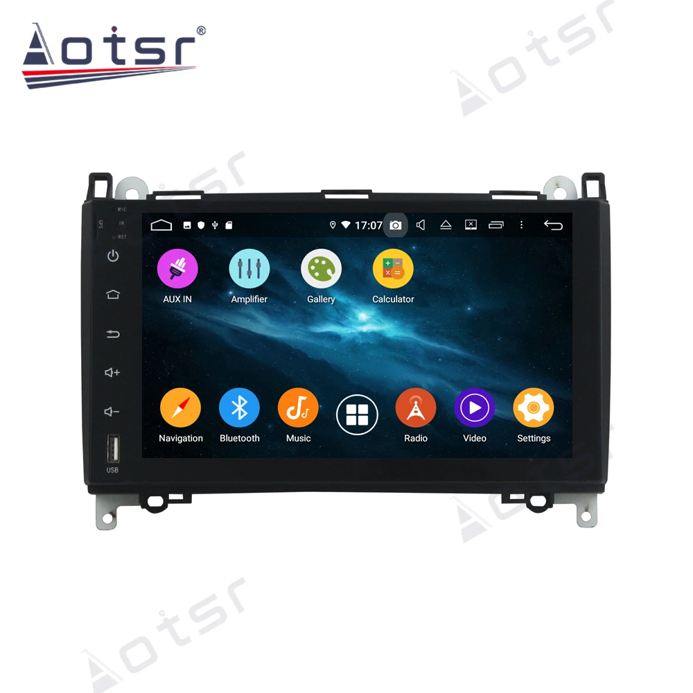 Aotsr Android 10.0 4+64GB Coche Reproductor de Radio GPS de Navegación Estéreo del Coche Multimedia Para Mercedes Benz Sprinte B200 Vitoi DSP Carplay Imagen 2
