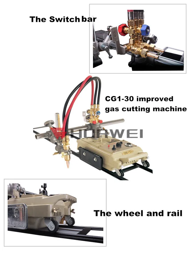 Automático de Gas de Corte de la Máquina del Cortador de CG1-30 Chino Imagen 2