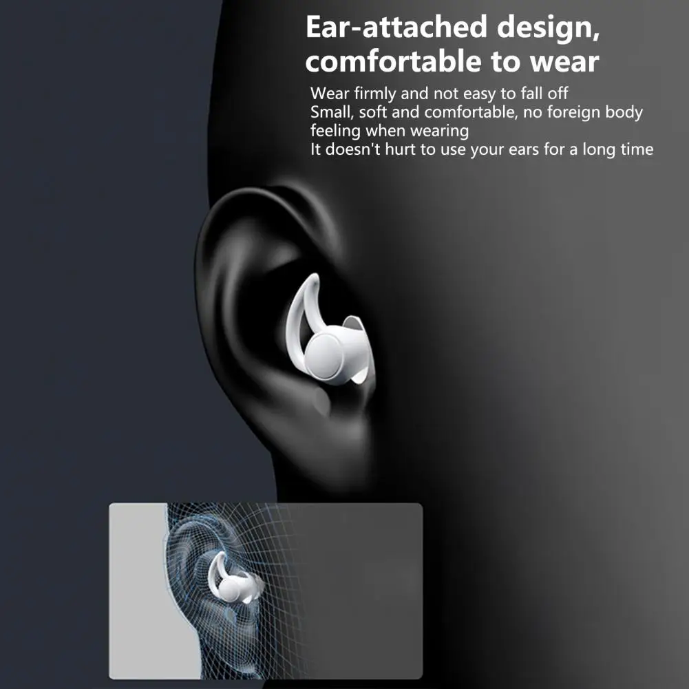 1 juego Fácil de Llevar Tapones para los Oídos Resistente al Agua Impermeable de Reducción de Ruido Tapones de Oído Protector de Uso Diario Imagen 2