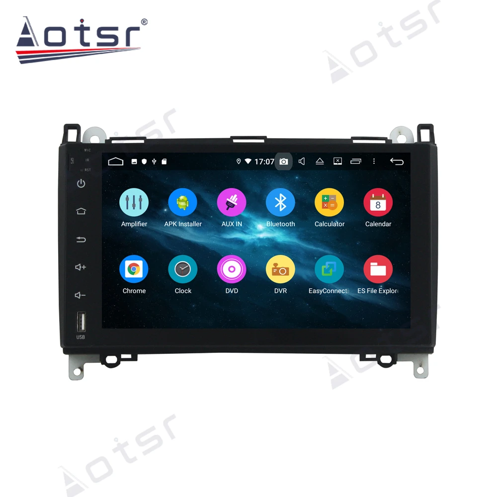 Aotsr Android 10.0 4+64GB Coche Reproductor de Radio GPS de Navegación Estéreo del Coche Multimedia Para Mercedes Benz Sprinte B200 Vitoi DSP Carplay Imagen 4