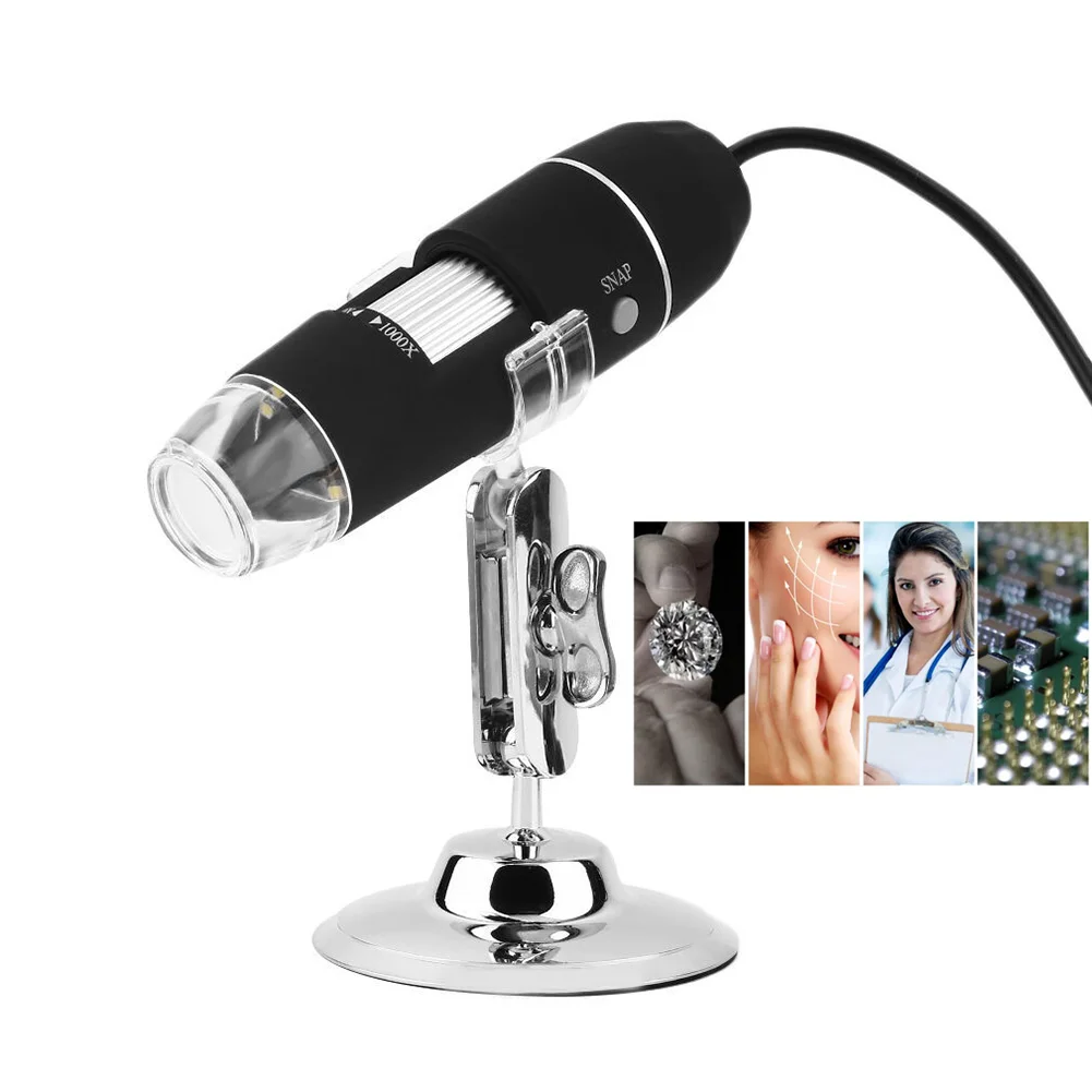 1000X Cámara microscópica Digital 35MP USB Portátil Microscopio Electrónico de Moneda de Inspección de la Impresión de Inspección Imagen 4