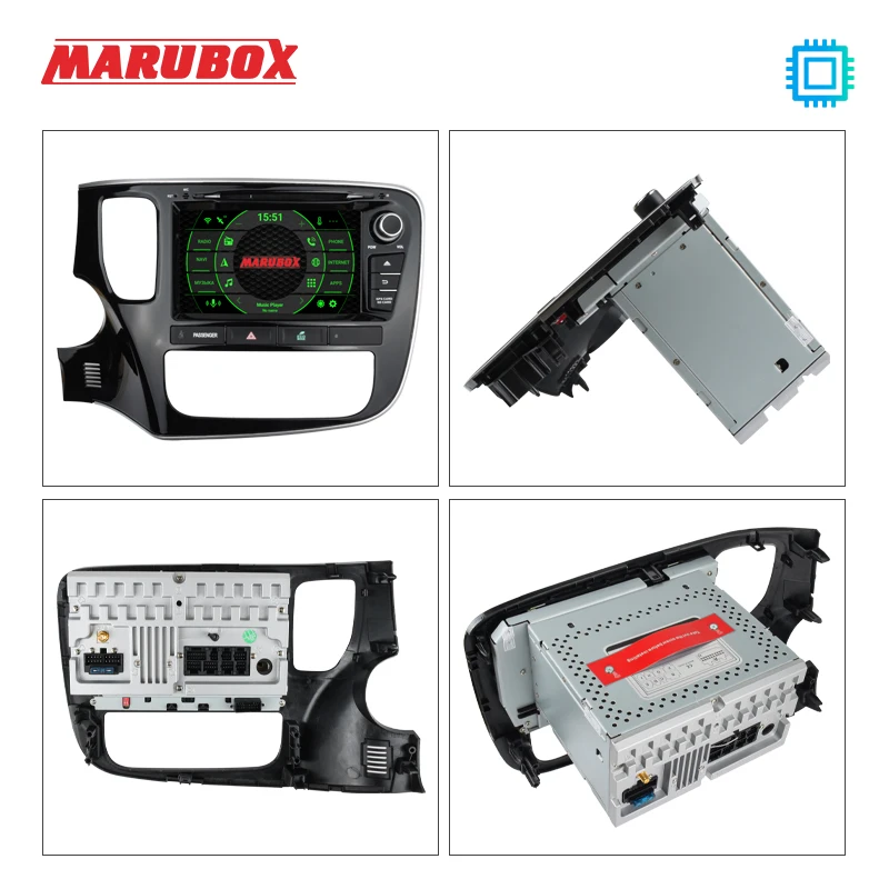 MARUBOX KD8086 de la Radio del Coche Para Mitsubishi Outlander 2012-2018, Android 10 Coches Reproductor Multimedia Con DSP, 2Din DVD de Coche GPS Navi Imagen 4