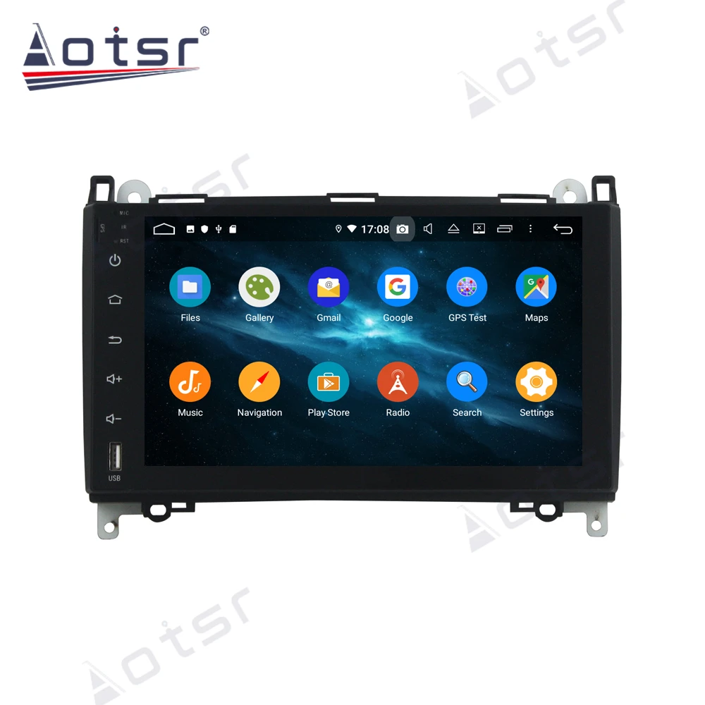 Aotsr Android 10.0 4+64GB Coche Reproductor de Radio GPS de Navegación Estéreo del Coche Multimedia Para Mercedes Benz Sprinte B200 Vitoi DSP Carplay Imagen 5