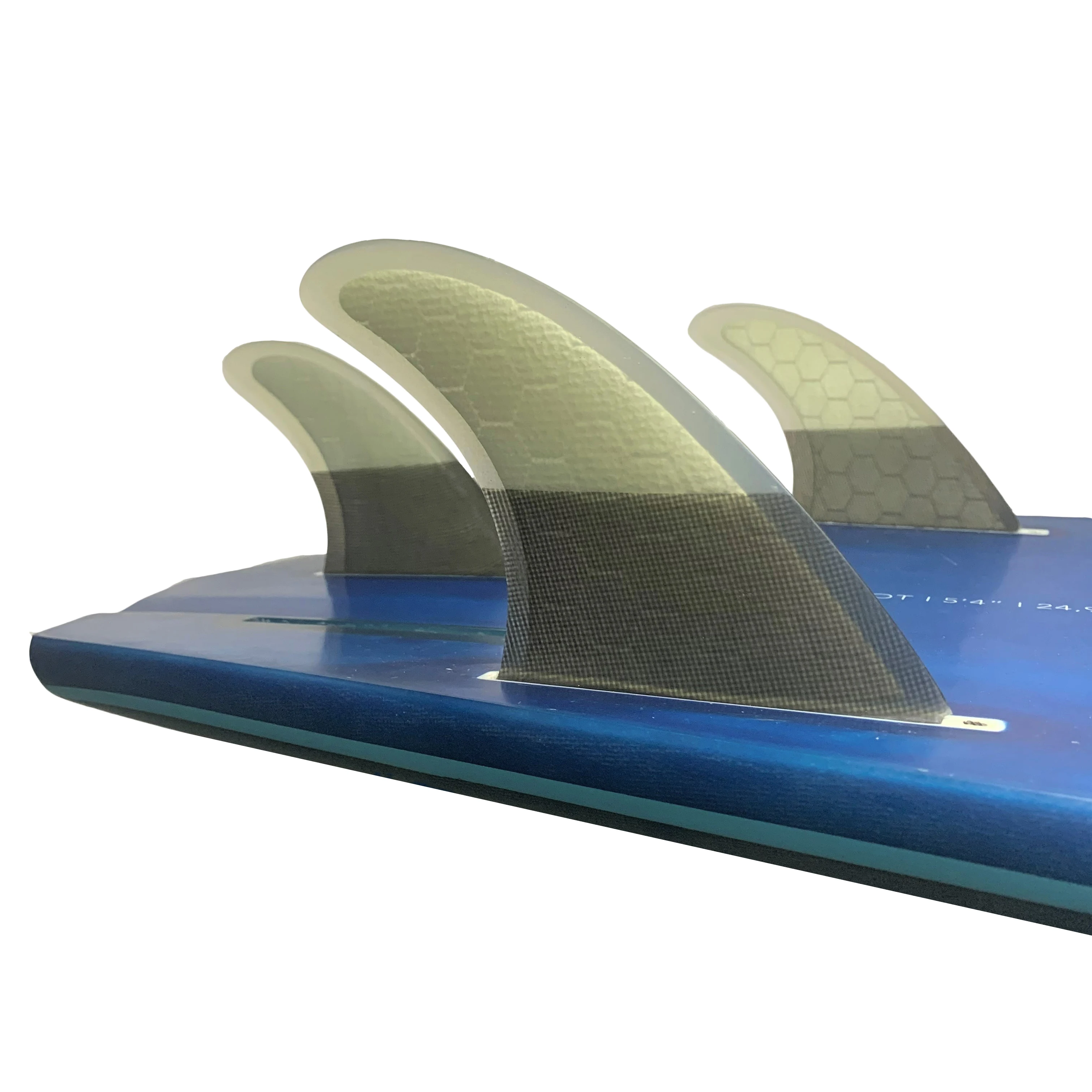 El rendimiento de Hexa Core Tabla de surf, Aletas de Gran Panal Propulsor de Aletas de Establecer una Sola Ficha de Fibra de vidrio Reforzado AM2 de Surf de la Aleta Imagen 5