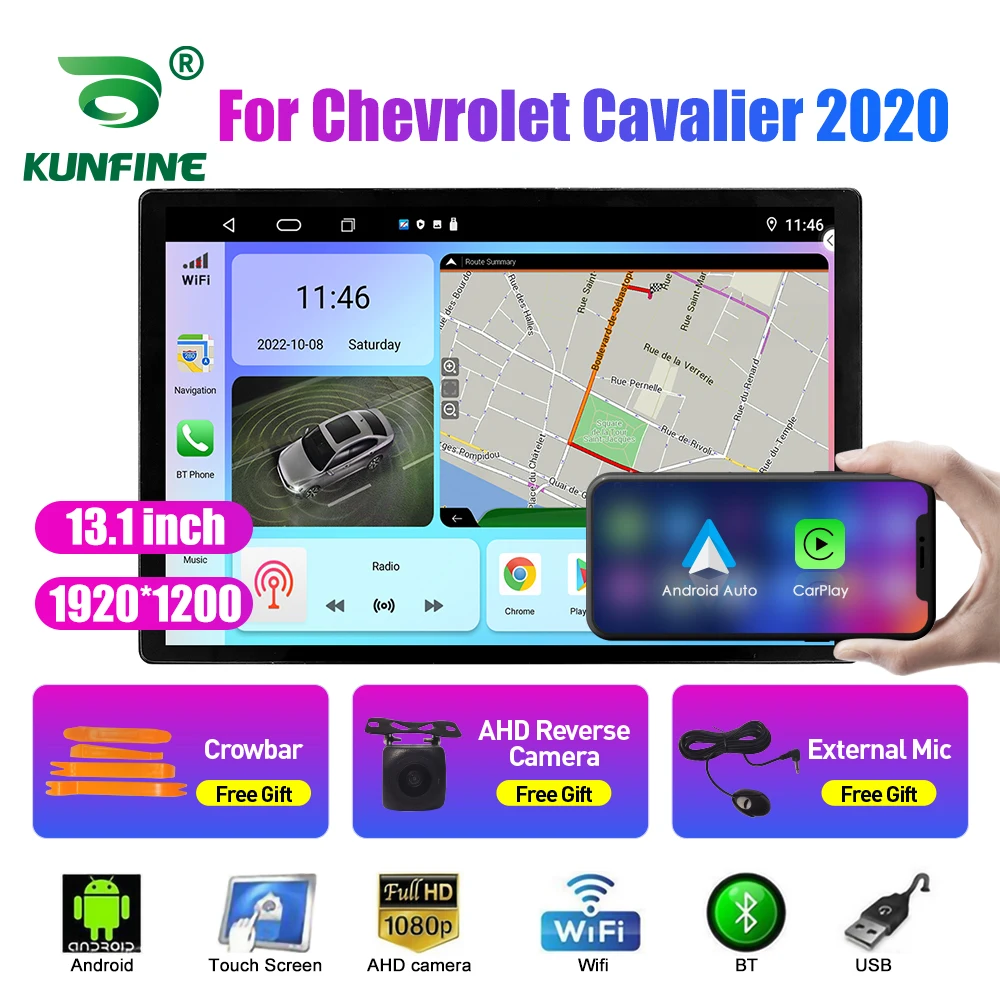 13.1 pulgadas de Radio de Coche Para Chevrolet Cavalier Año 2020 Coche DVD GPS de Navegación Estéreo Carplay 2 Din Central Multimedia Android Auto Imagen 0