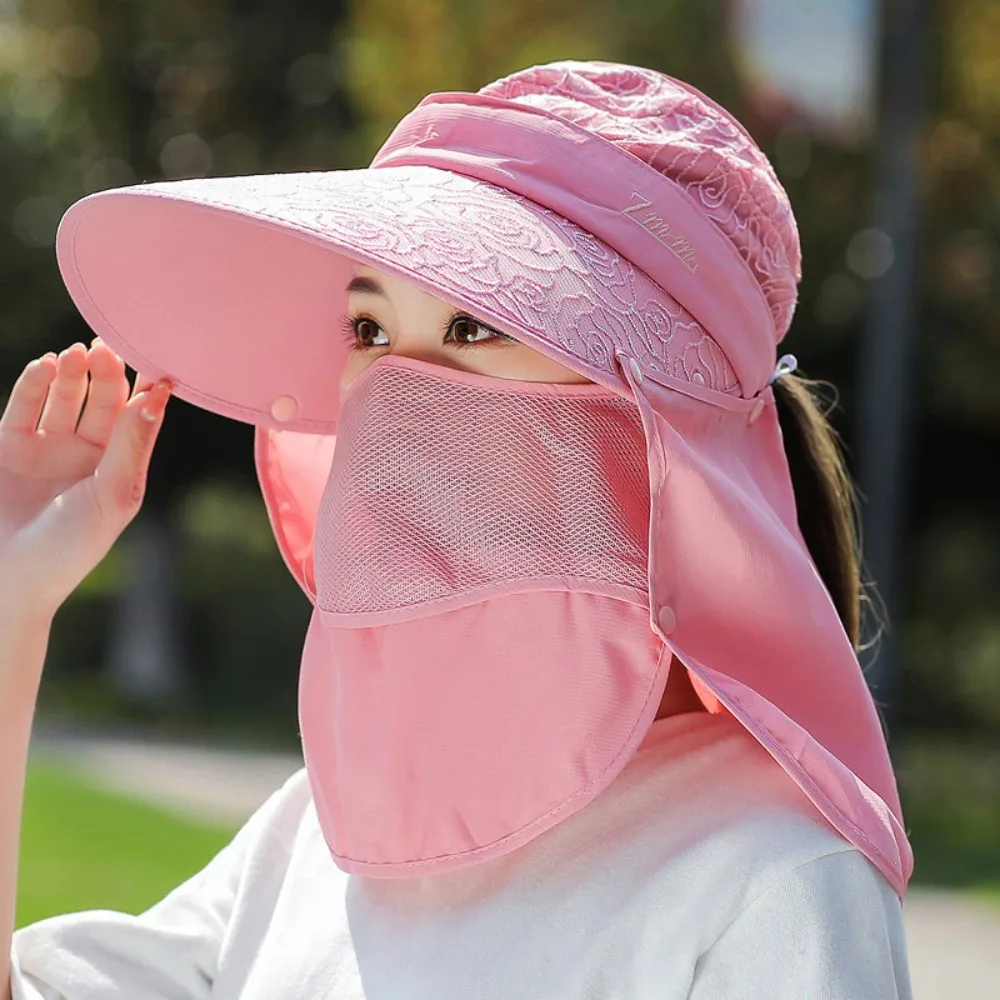 Sombrero de sol de las Mujeres de Verano de la Versión de corea, Anti-uv Coche Eléctrico Big Top Hat Puede Ser Desmontado Sombrero Mayorista de Protección solar Imagen 0