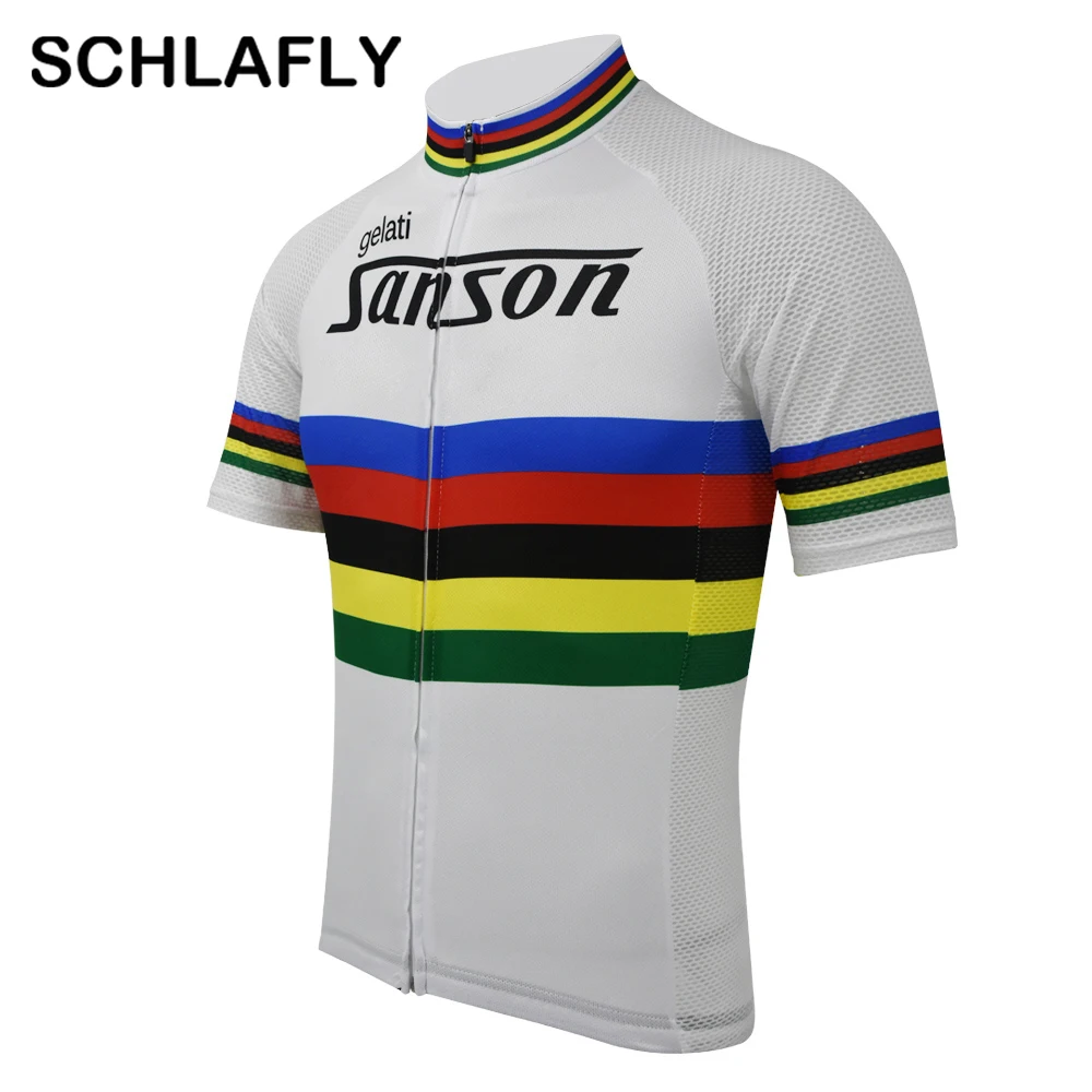 Campeón de líneas de Color de jersey de ciclismo de manga corta de verano bike wear jersey road jersey ciclismo ropa de bicicletas ropa schlafly Imagen 0