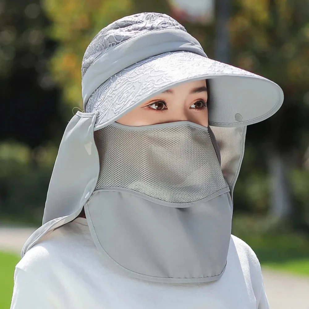 Sombrero de sol de las Mujeres de Verano de la Versión de corea, Anti-uv Coche Eléctrico Big Top Hat Puede Ser Desmontado Sombrero Mayorista de Protección solar Imagen 2