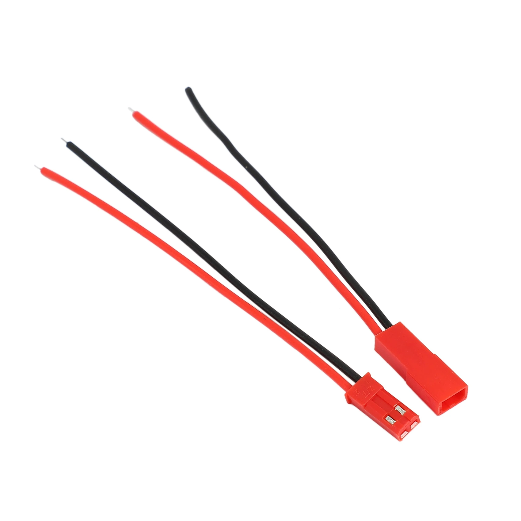 10 Pares de 2 Pin JST Enchufe Conector M a F a 110 mm Cable Rojo Negro Imagen 5
